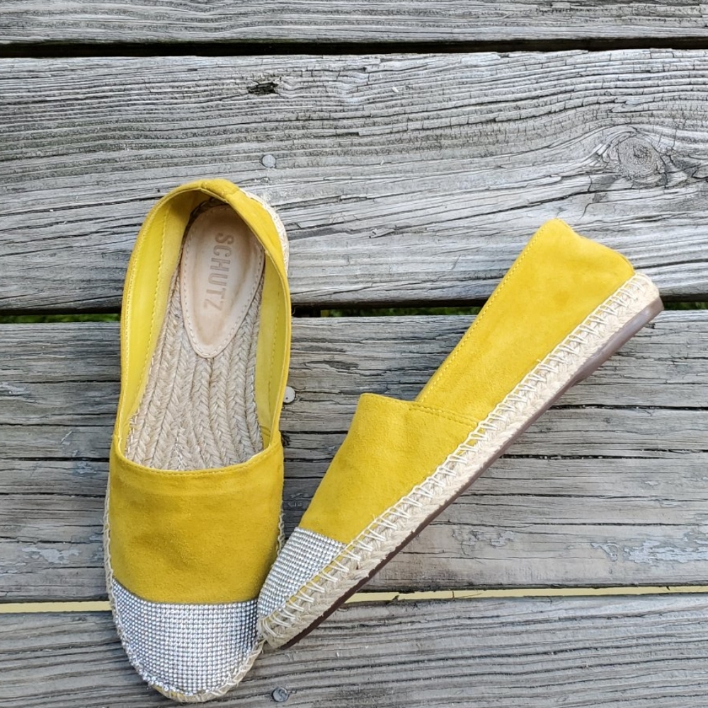 Schutz Cherie Suede Espadrilles